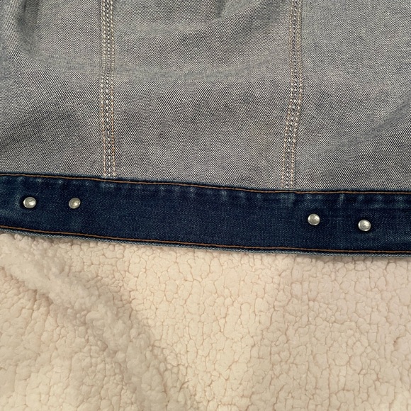 WRANGLER Vintage Blue Jean No Faults Denim Slant Pocket Made in USA Jacket | GUC - Picture 11 of 13